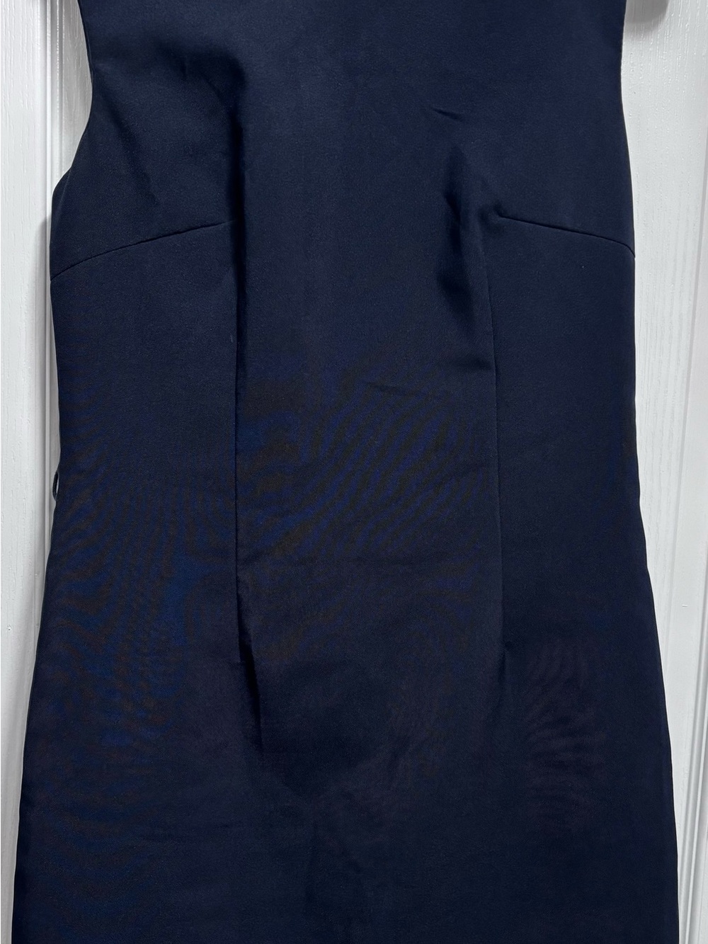 Classic Navy Pencil Dress - Sleek Tailored Silhouette